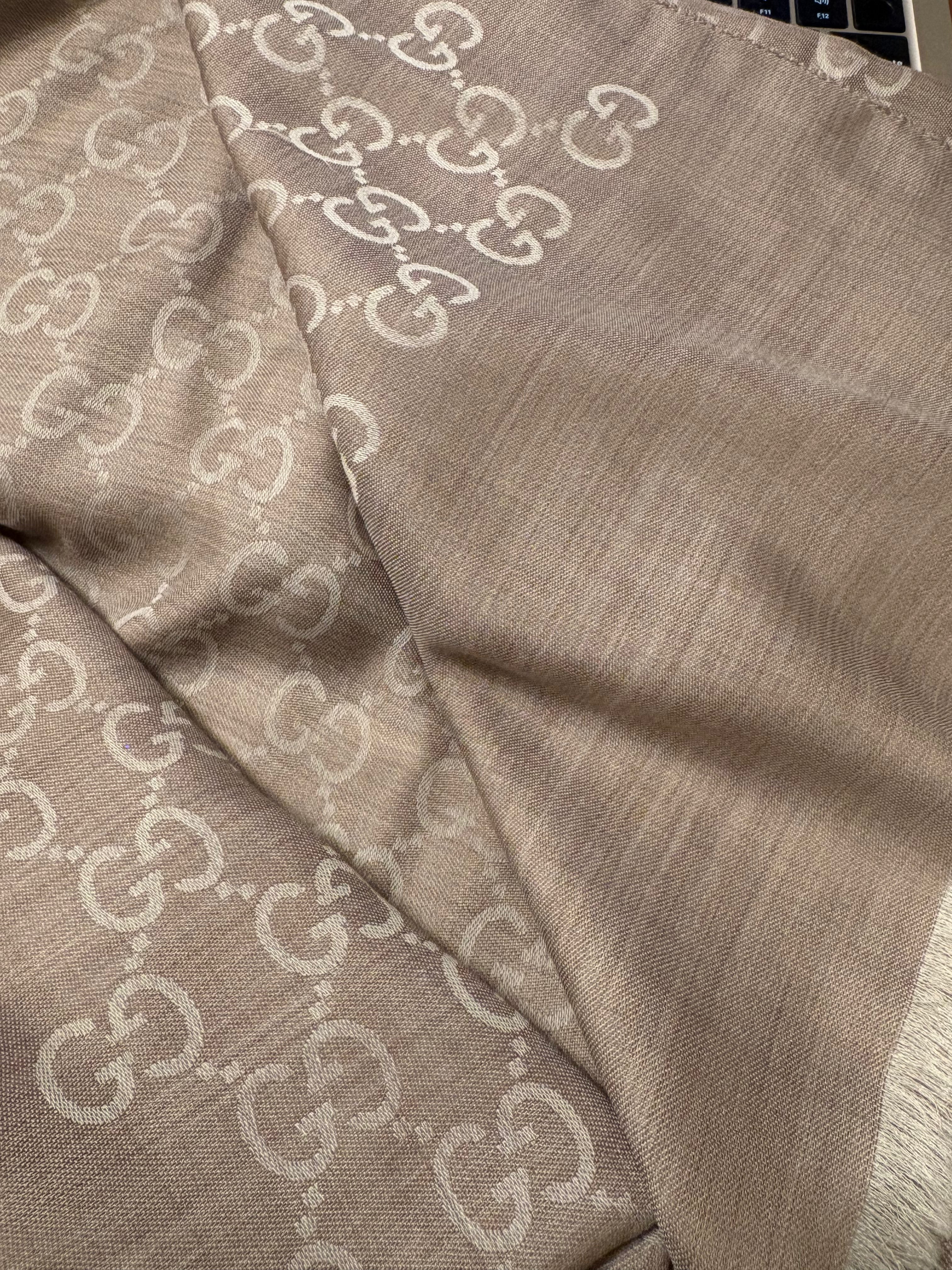 Gucci GG Wool Blend Scarf