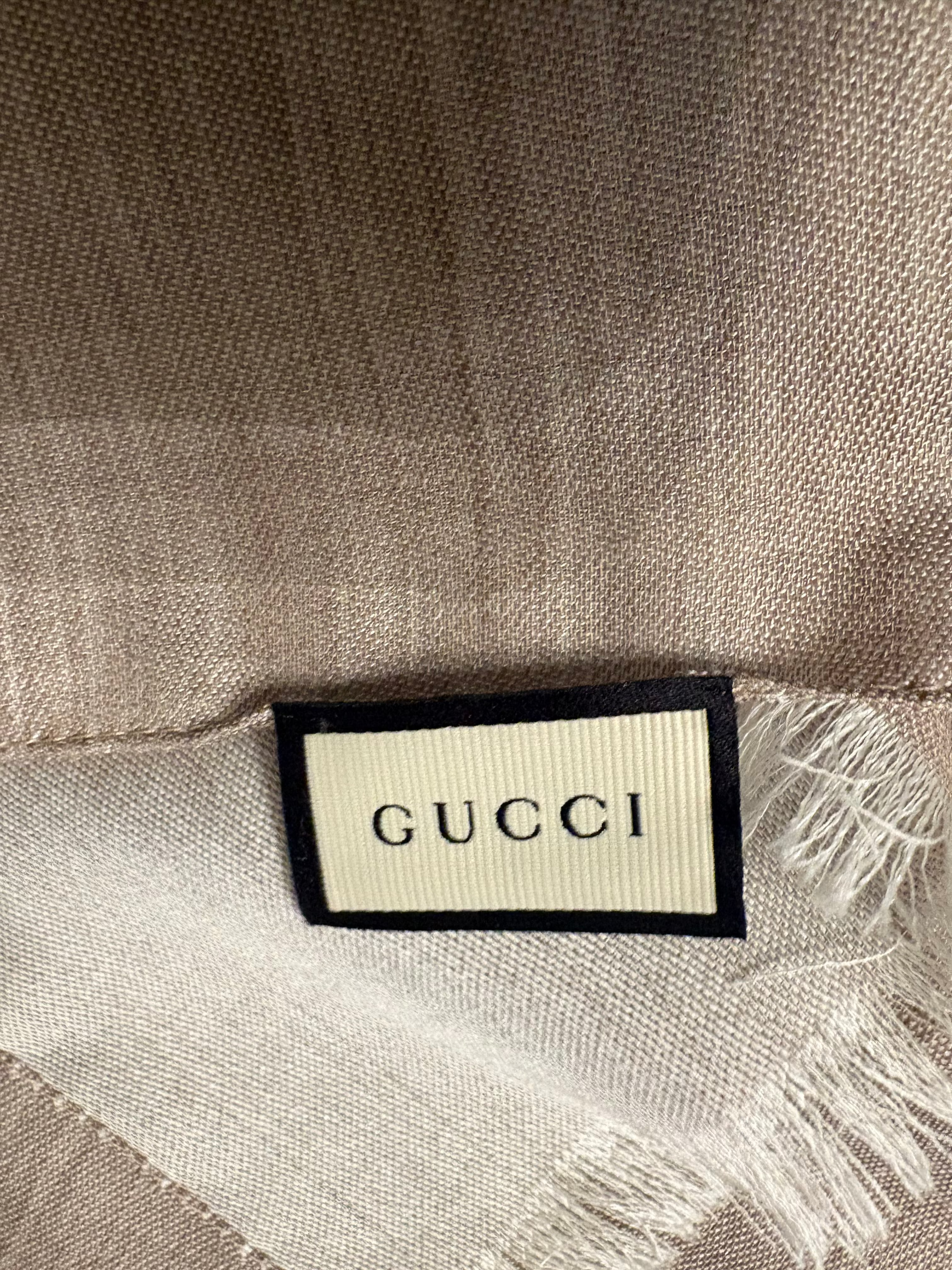 Gucci GG Wool Blend Scarf
