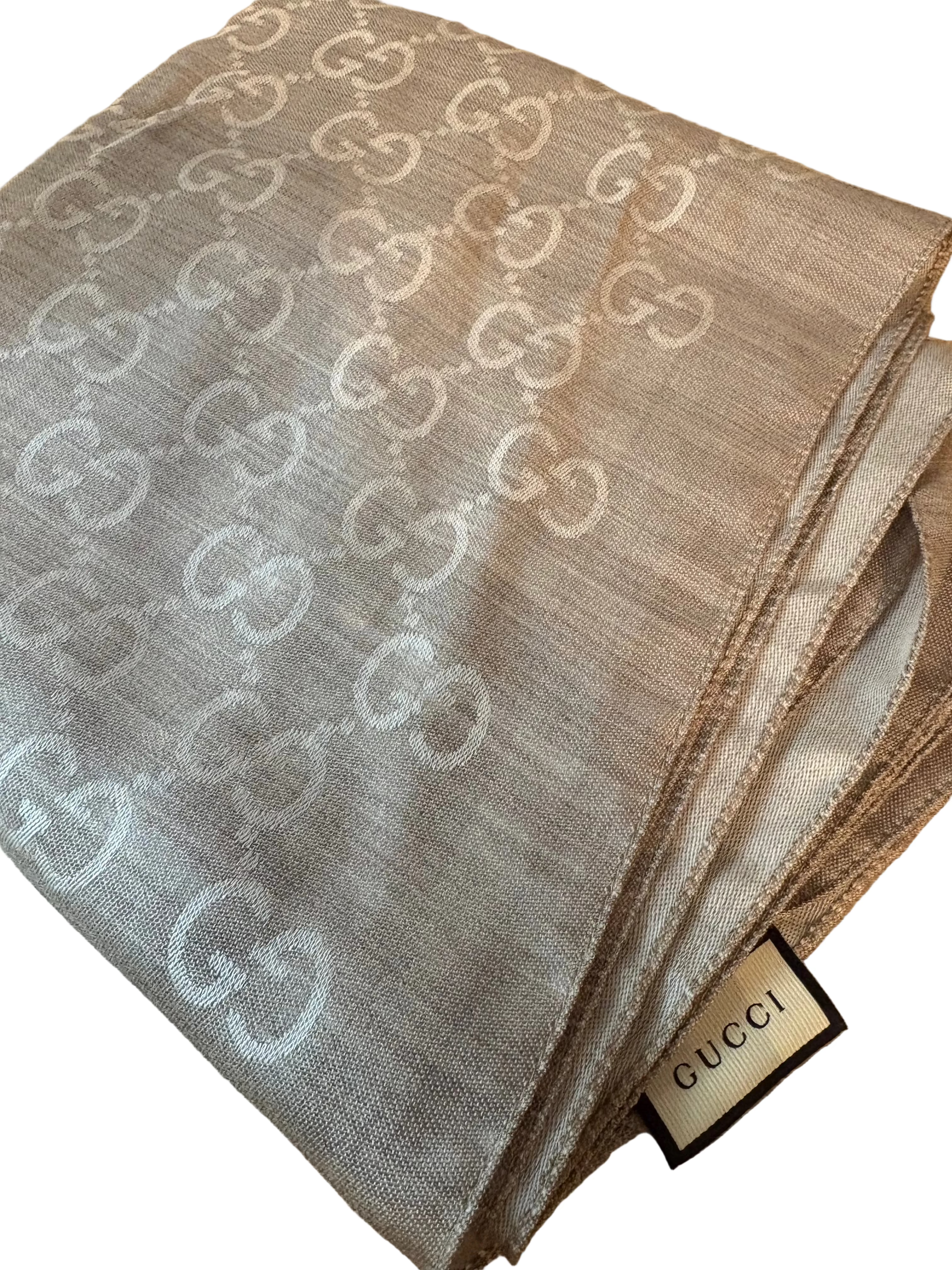 Gucci GG Wool Blend Scarf