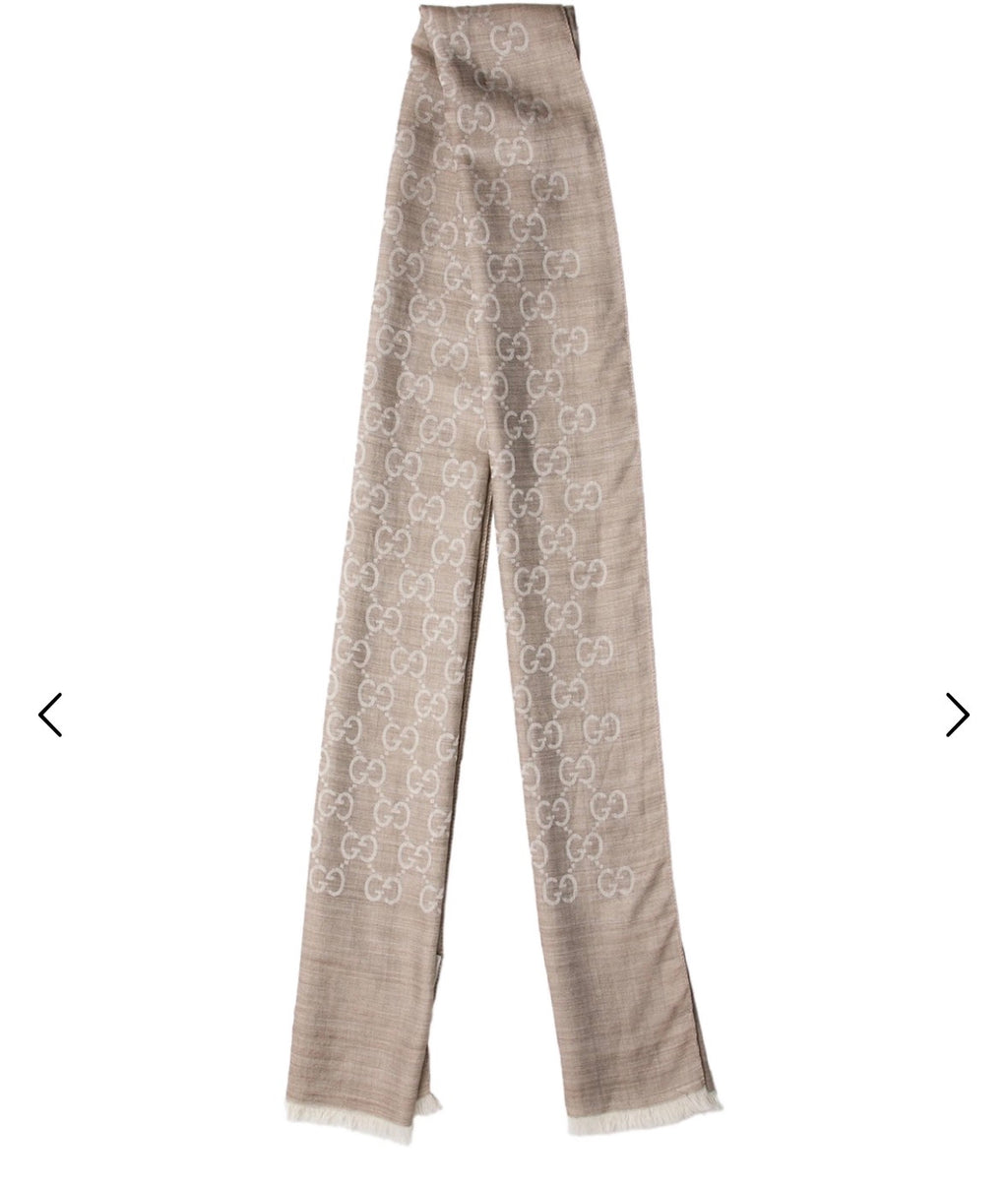 Gucci GG Wool Blend Scarf