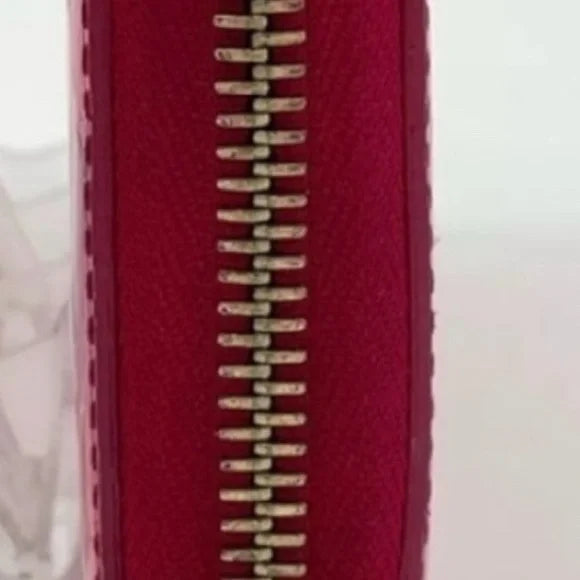 Louis Vuitton Monogram Vernis Ikat Zippy Wallet in Rose Indian
