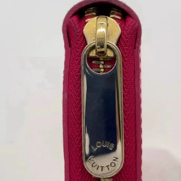 Louis Vuitton Monogram Vernis Ikat Zippy Wallet in Rose Indian