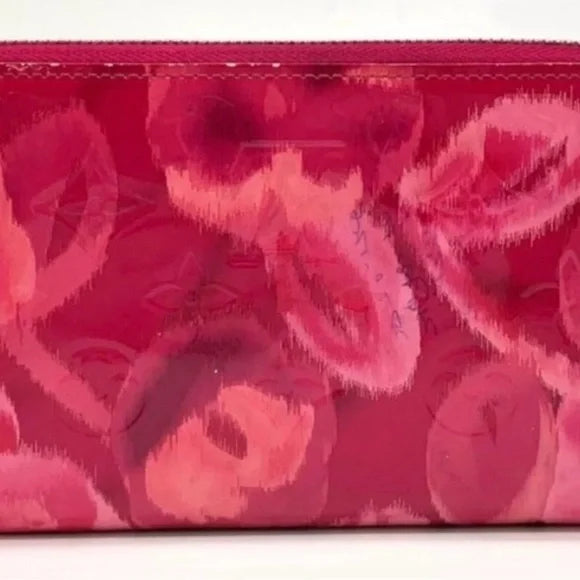 Louis Vuitton Monogram Vernis Ikat Zippy Wallet in Rose Indian