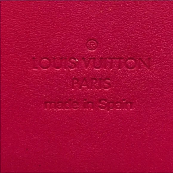 Louis Vuitton Monogram Vernis Ikat Zippy Wallet in Rose Indian
