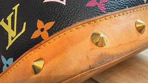 Takashi Murakami X Louis Vuitton Black Monogram Multicolor Alma PM