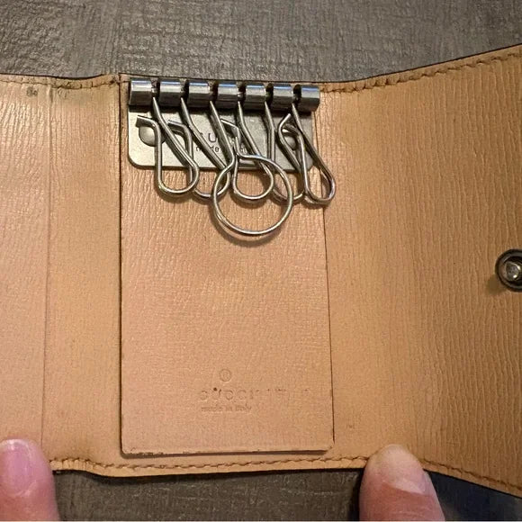 Gucci Flora 6-Ring Key Case Vintage – Made in Italy RARE