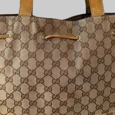 Gucci GG Canvas Drawstring Tote Bag