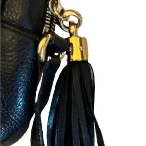 Gucci Black Pebbled Leather Soho Disco Bag