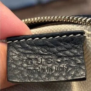 Gucci Black Pebbled Leather Soho Disco Bag