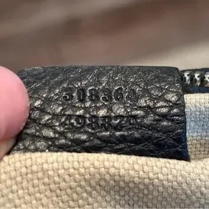Gucci Black Pebbled Leather Soho Disco Bag