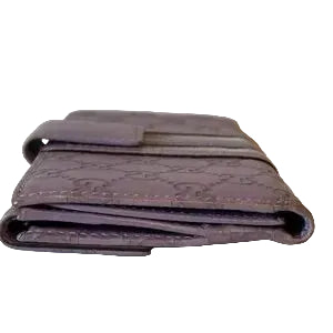 GUCCI Velvet Line Long Wallet - Lavender and grey