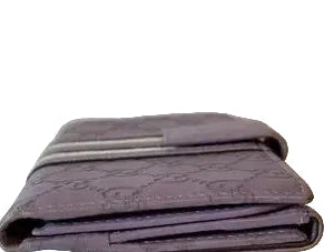 GUCCI Velvet Line Long Wallet - Lavender and grey