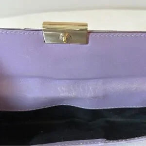 GUCCI Velvet Line Long Wallet - Lavender and grey