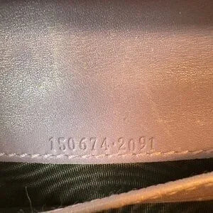 GUCCI Velvet Line Long Wallet - Lavender and grey
