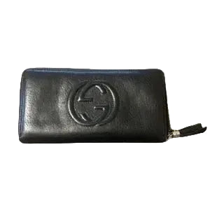 Gucci Soho Zip Around Wallet – Black Leather
