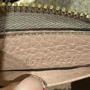 Gucci Bamboo Zip Around Continental Wallet | Mauve / Dusty Pink