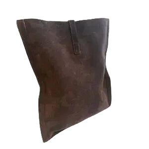 Gucci Vintage Brown Suede Leather Tote Bag